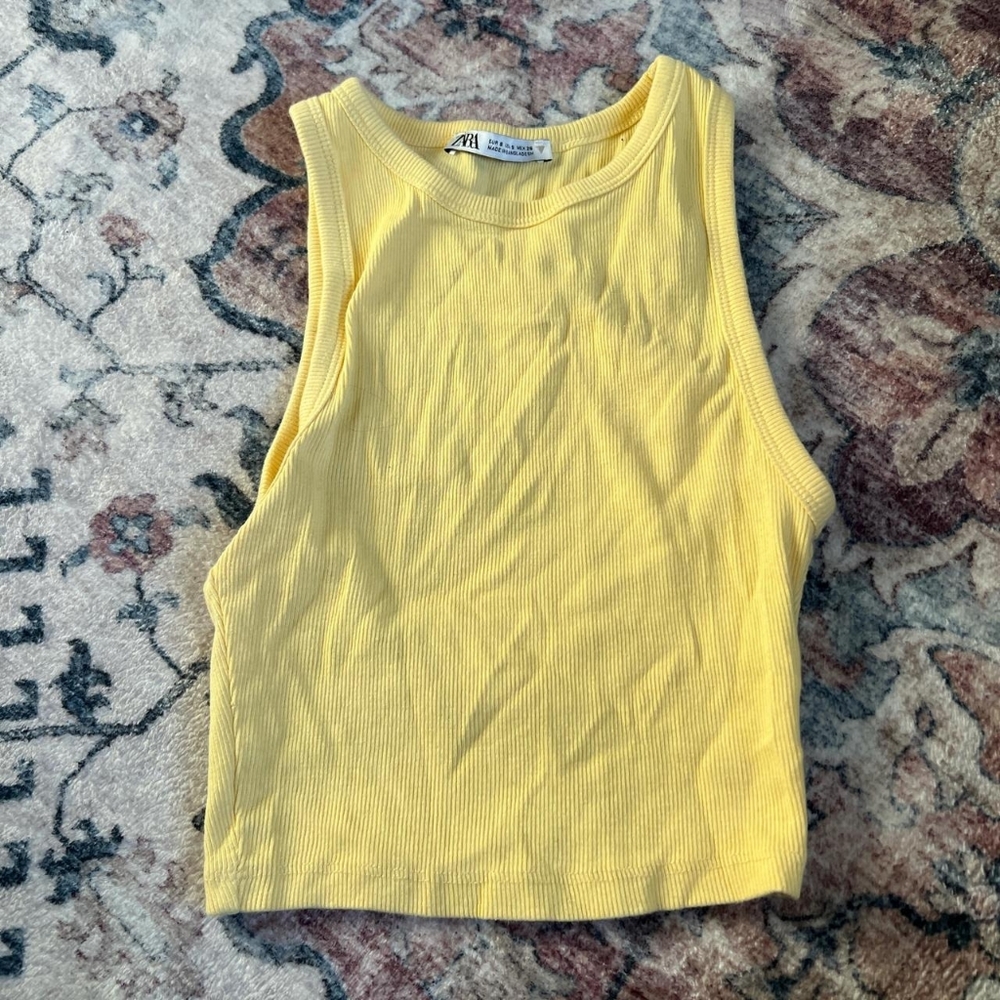 Zara ribbed tank top